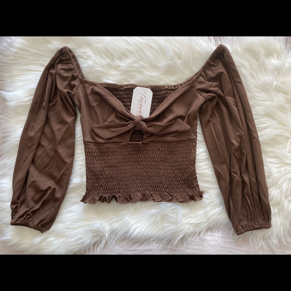 Stella Top Brown